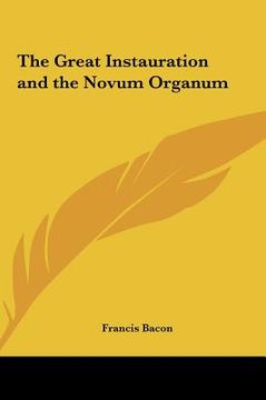 portada the great instauration and the novum organum