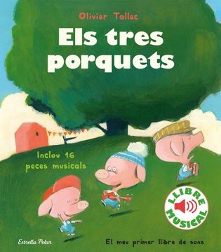 portada Els Tres Porquets: Llibre Musical (in Catalá)
