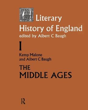 portada A Literary History of England: Vol 1: The Middle Ages (to 1500) (en Inglés)