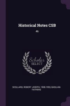 portada Historical Notes CSB: 46 (en Inglés)