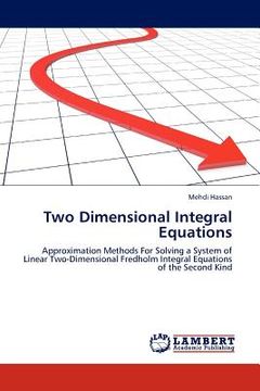 portada two dimensional integral equations (en Inglés)