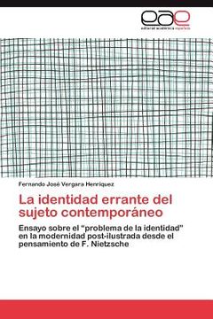 portada la identidad errante del sujeto contempor neo (in Spanish)