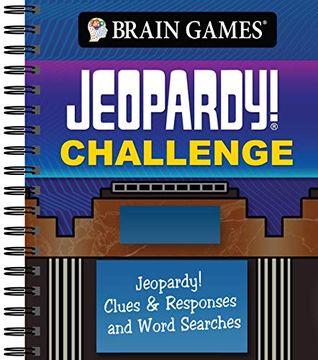 portada Brain Games Jeopardy Challenge: Jeopardy Clues & Responses and Word Searches 