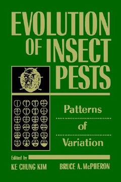portada evolution of insect pests: patterns of variation (en Inglés)