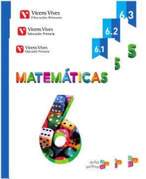 portada Matematicas 6º Educacion Primaria Trimestres mec ed 2015 Aula Activa