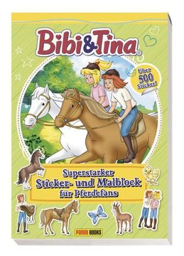 portada Bibi & Tina: Superstarker Sticker- und Malblock für Pferdefans (in German)