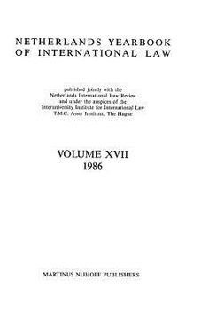 portada netherlands yearbook of international law, 1986 (in English)