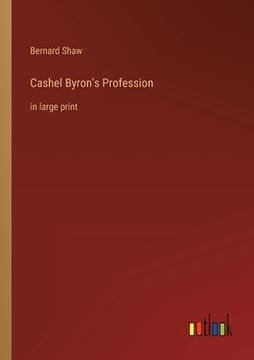 portada Cashel Byron's Profession: in large print