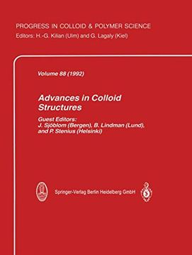 portada Advances in Colloid Structures (en Inglés)
