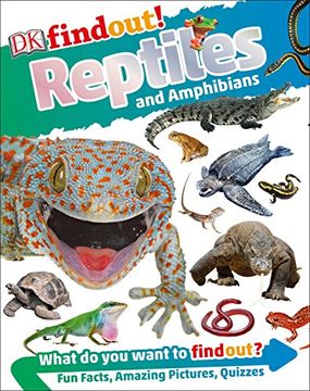 portada Dkfindout! Reptiles and Amphibians (en Inglés)