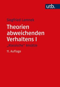 portada Theorien Abweichenden Verhaltens i - "Klassische Ansätze" (en Alemán)