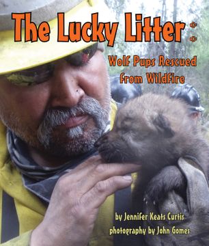 portada The Lucky Litter: Wolf Pups Rescued from Wildfire (en Inglés)