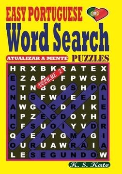 portada EASY PORTUGUESE Word Search Puzzles. Vol. 2 (Portuguese Edition)