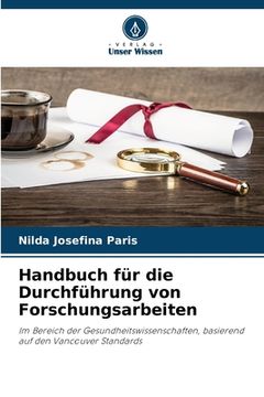 portada Handbuch für die Durchführung von Forschungsarbeiten (en Alemán)