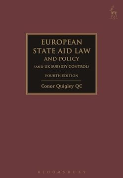 portada European State Aid Law and Policy (and UK Subsidy Control)