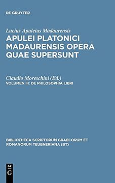 portada Opera Quae Supersunt, Vol. Iii: De Philosophia Libri (Bibliotheca Scriptorum Graecorum et Romanorum Teubneriana) (en Inglés)