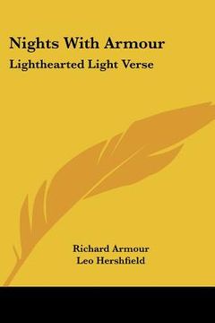 portada nights with armour: lighthearted light verse (en Inglés)