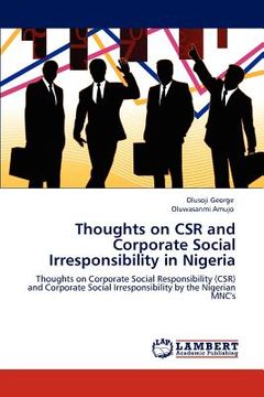 portada thoughts on csr and corporate social irresponsibility in nigeria (en Inglés)