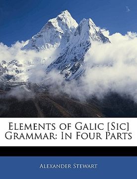 portada elements of galic [sic] grammar: in four parts