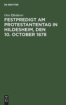 portada Festpredigt am Protestantentag in Hildesheim, d. 10. Oct. 1878 (in German)