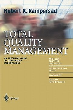 portada total quality management (en Inglés)