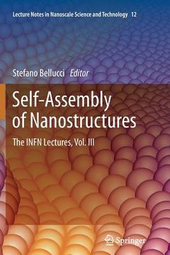 portada Self-Assembly of Nanostructures: The Infn Lectures, Vol. III (en Inglés)