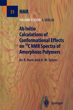 portada ab initio calculations of conformational effects on 13c nmr spectra of amorphous polymers (in English)
