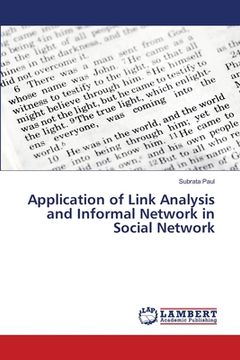 portada Application of Link Analysis and Informal Network in Social Network (en Inglés)