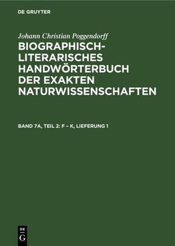 portada F - k, Lieferung 1 (in German)