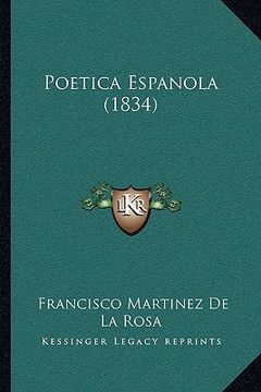 portada poetica espanola (1834) (en Inglés)