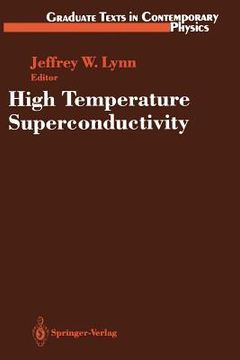 portada high temperature superconductivity (in English)