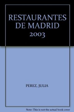 portada restaurantes de madrid 2003 (in Spanish)