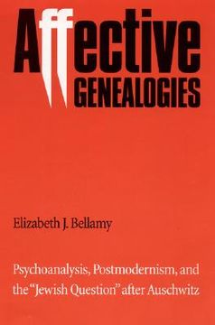 portada affective genealogies: psychoanalysis, postmodernism, and the jewish question after auschwitz (en Inglés)
