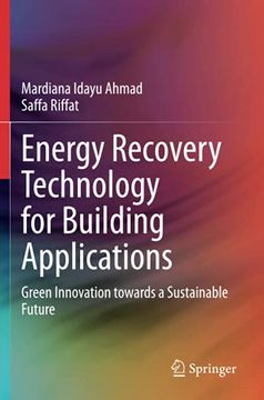 portada Energy Recovery Technology for Building Applications: Green Innovation Towards a Sustainable Future (in English)