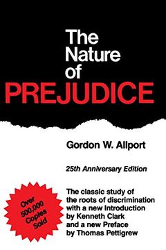 portada The Nature of Prejudice: 25Th Anniversary Edition (in English)