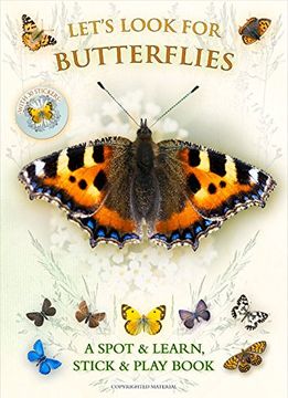 portada Let's Look for Butterflies: A Spot & Learn, Stick & Play Book (in English)