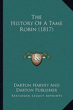 portada the history of a tame robin (1817) (en Inglés)