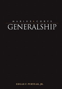 portada marine corps generalship (en Inglés)
