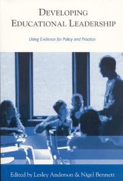 portada developing educational leadership: using evidence for policy and practice (en Inglés)