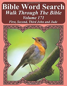 portada Bible Word Search Walk Through the Bible Volume 171: First, Second, Third John and Jude Extra Large Print (en Inglés)