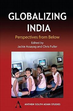 portada globalizing india: perspectives from below (en Inglés)