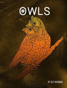 portada Owls: Owls - This book is a collection of 30 unique detailed Owl designs. @guywaisman