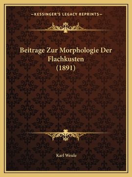 portada Beitrage Zur Morphologie Der Flachkusten (1891) (en Alemán)