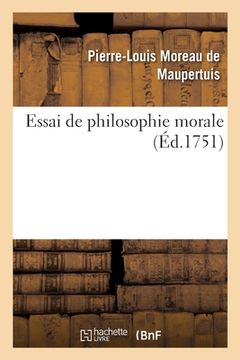 portada Essai de Philosophie Morale (in French)