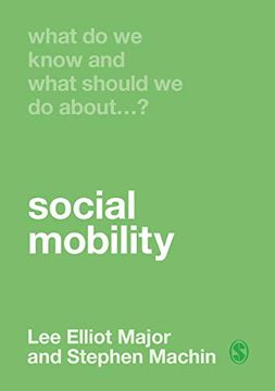 portada What Do We Know and What Should We Do about Social Mobility? (in English)