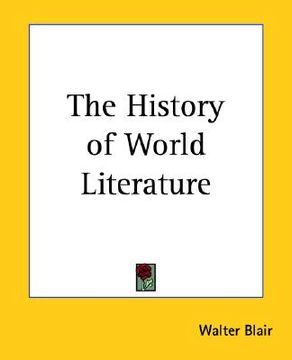 portada the history of world literature (en Inglés)