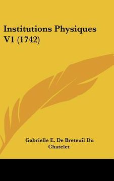 portada Institutions Physiques V1 (1742) (en Francés)