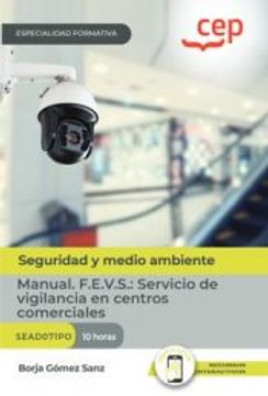 portada Manual. F. E. V. S.  Servicio de Vigilancia en Centros Comerciales (Sead071Po). Especialidades Formativas