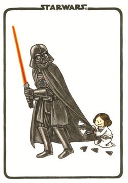 portada Darth Vader Little Princess Flexi Journal (Darth Vader and Son)