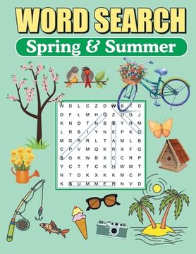 portada Word Search Spring & Summer: Large Print Word Find Puzzles (en Inglés)